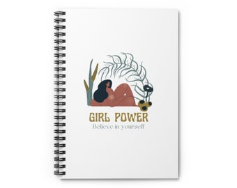 Spiralnotizbuch - Liniert - Girl Power