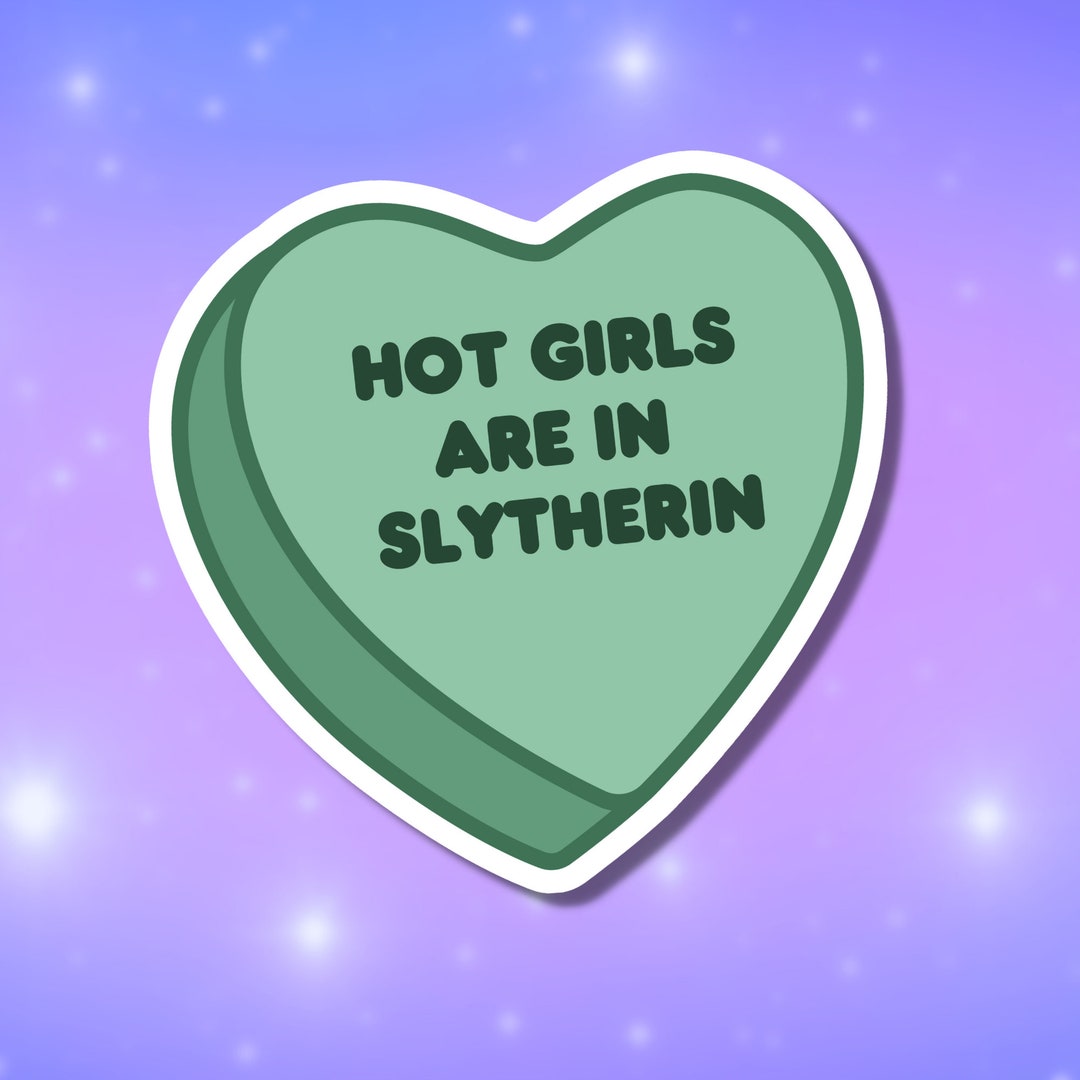Hot Girls Are in Slytherin Sticker, Sticker for Kindle, Dramione, AO3