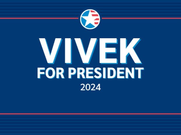 Vivek For President 2024 Yard Sign
