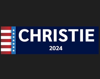 Chris Christie For President 2024 Bumper Sticker