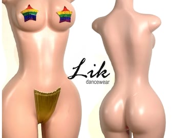 Stripper outfit Invisible Clear String Thong, Exotic Dancewear, Lingerie