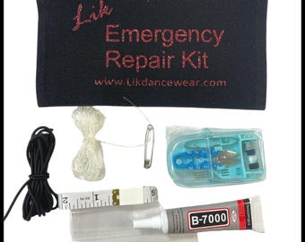 Emergency repair kit Dancer Exotic dance wear Rhinestones glue sewing