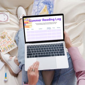 Sommer Lesetagebuch & Buchbesprechung | Sofort Download druckbar | Spaß und Lernspielzeug für Kinder