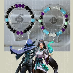 TWO - Valorant Beaded Bracelets, Couple / Duo - MIX N MATCH