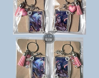 League of Legends Rakan & Xayah Keychains