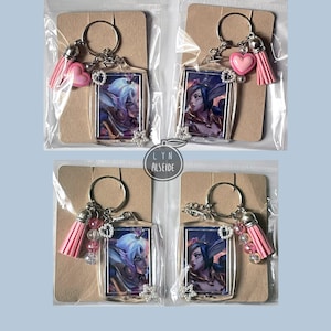 League of Legends Rakan & Xayah Keychains