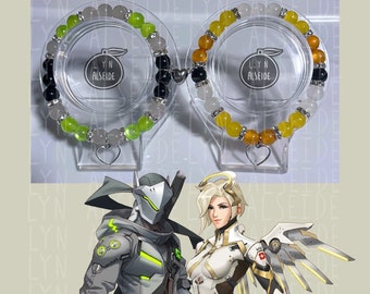 Overwatch Beaded Bracelets, Couple / Duo