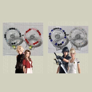 Final Fantasy. Couple Beaded Bracelets