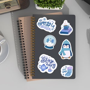 Stickers Bullet Journal Hiver / Autocollant Bullet