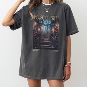 House Of Wind Library Velaris ACOTAR Sweatshirt, Night Court Sarah J Maas Shirt, Throne Of Glass Crescent City T-Shirt, Bookish Sweatshirt