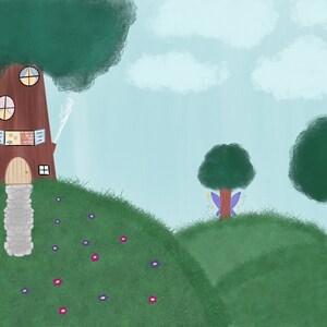 Fairy Cottage Print