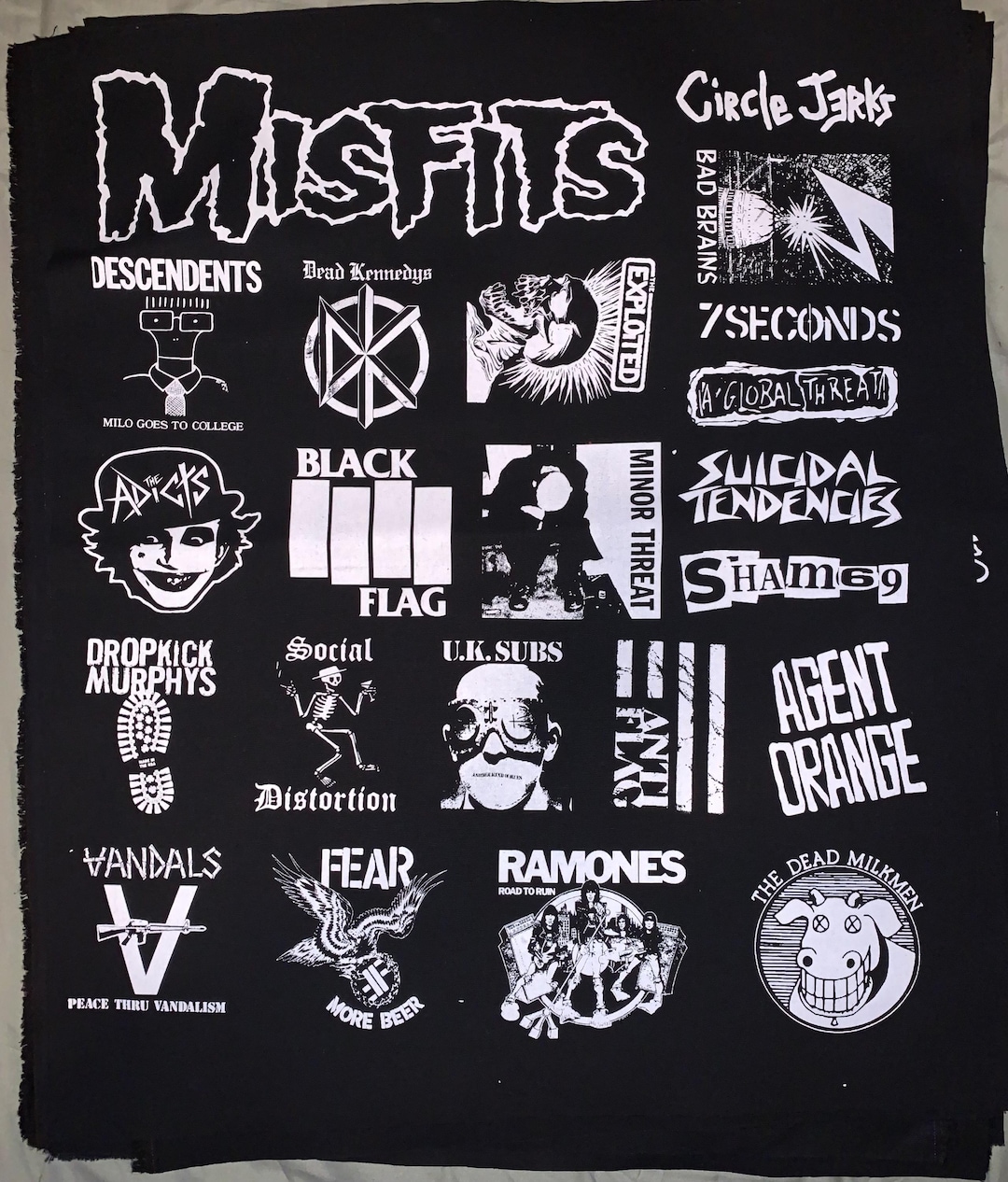 Punk Patches Sheet - Etsy