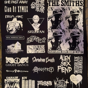 goth patches sheet,