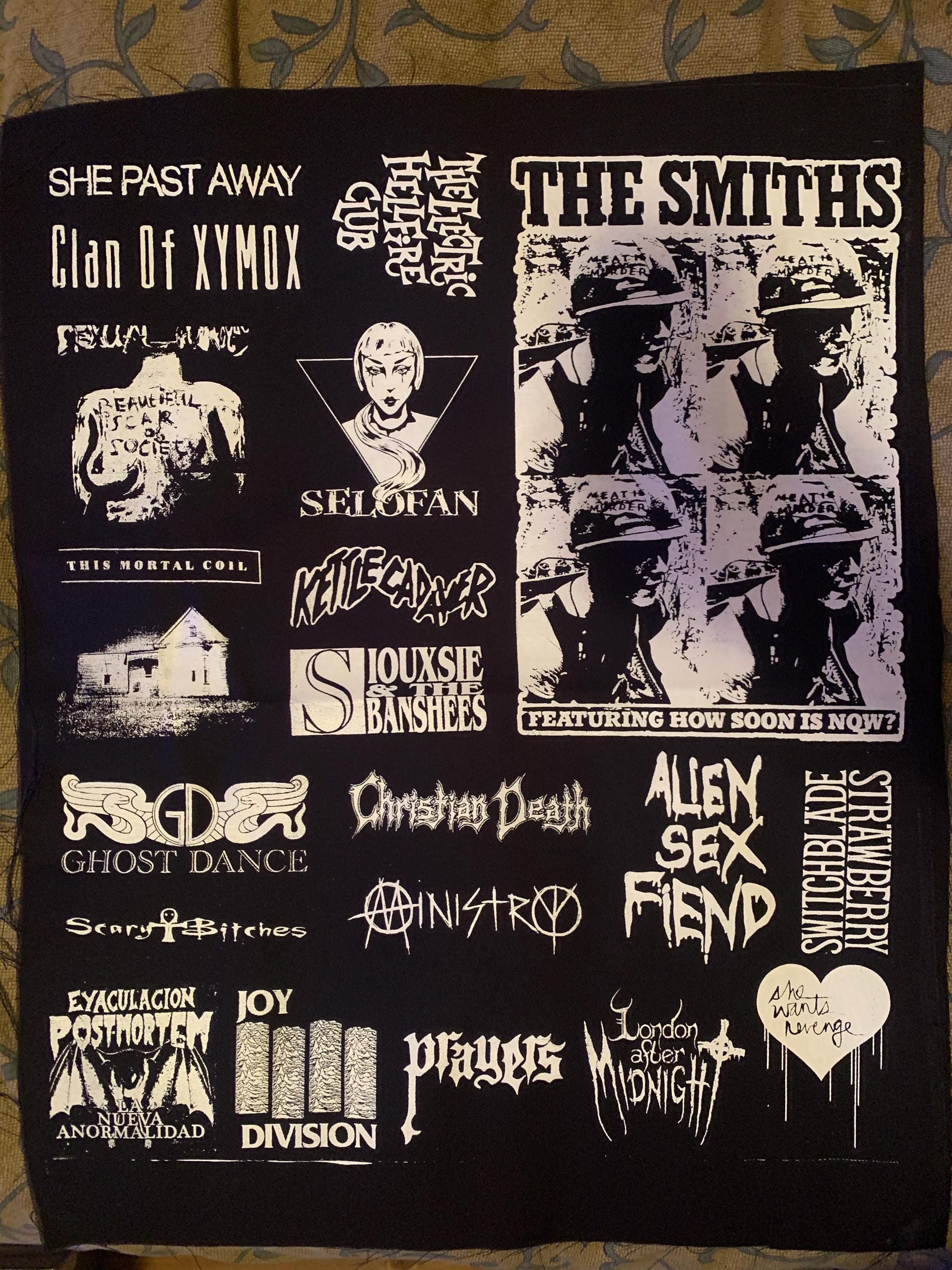 goth patches sheet,