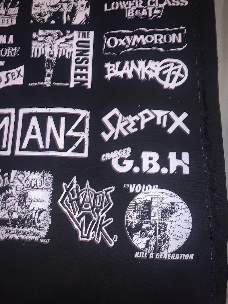 Street Punk Patches Sheet - Etsy