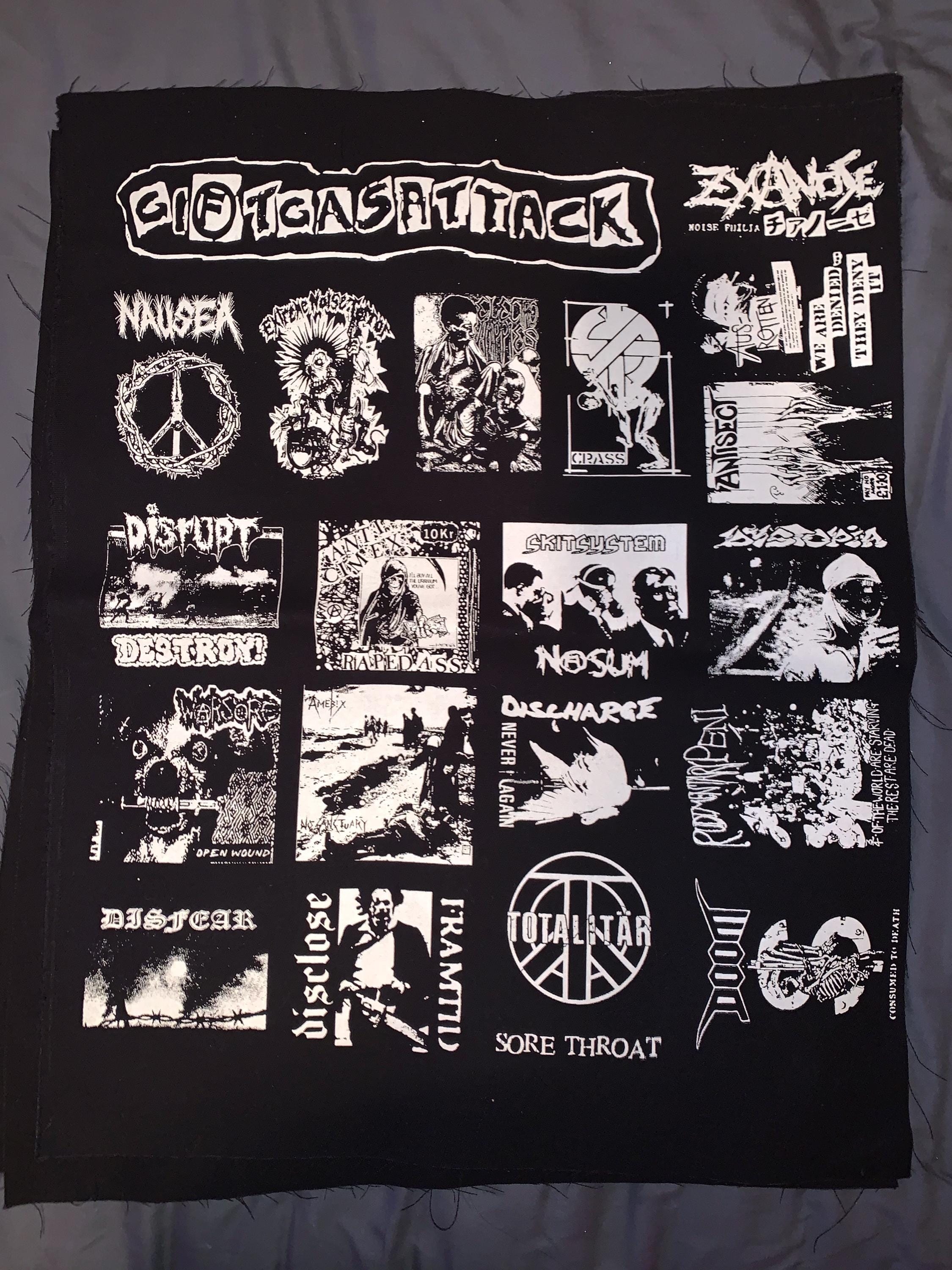 Crust Punk Patches Sheet Grindcore - Etsy