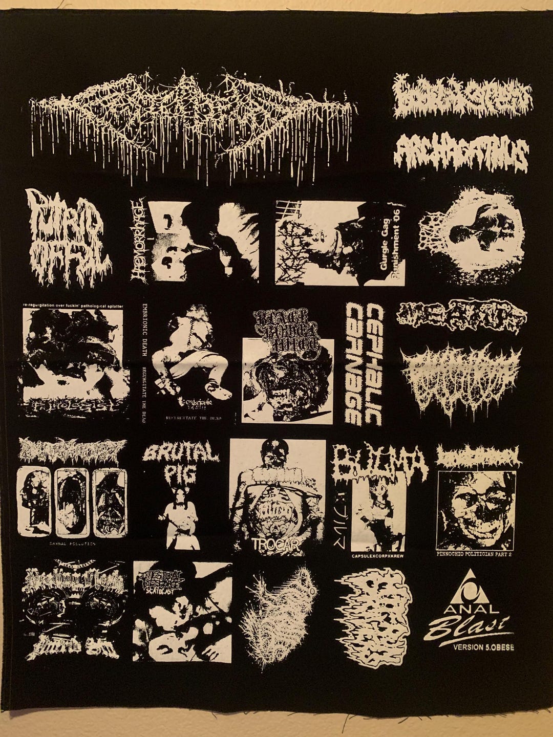 Goregrind Patches Sheet Death Metal - Etsy