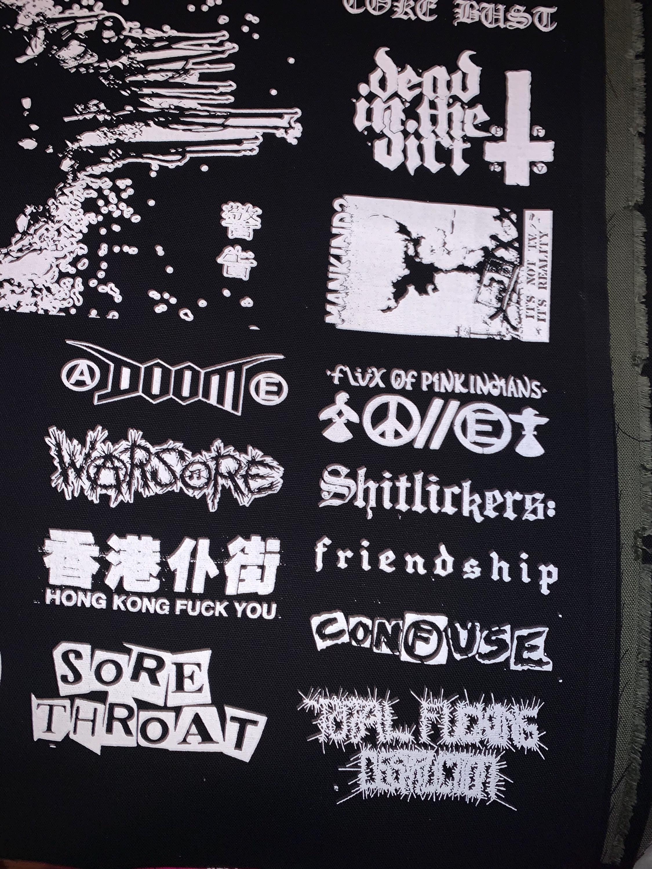Crust Punk Patches Sheet Grindcore - Etsy