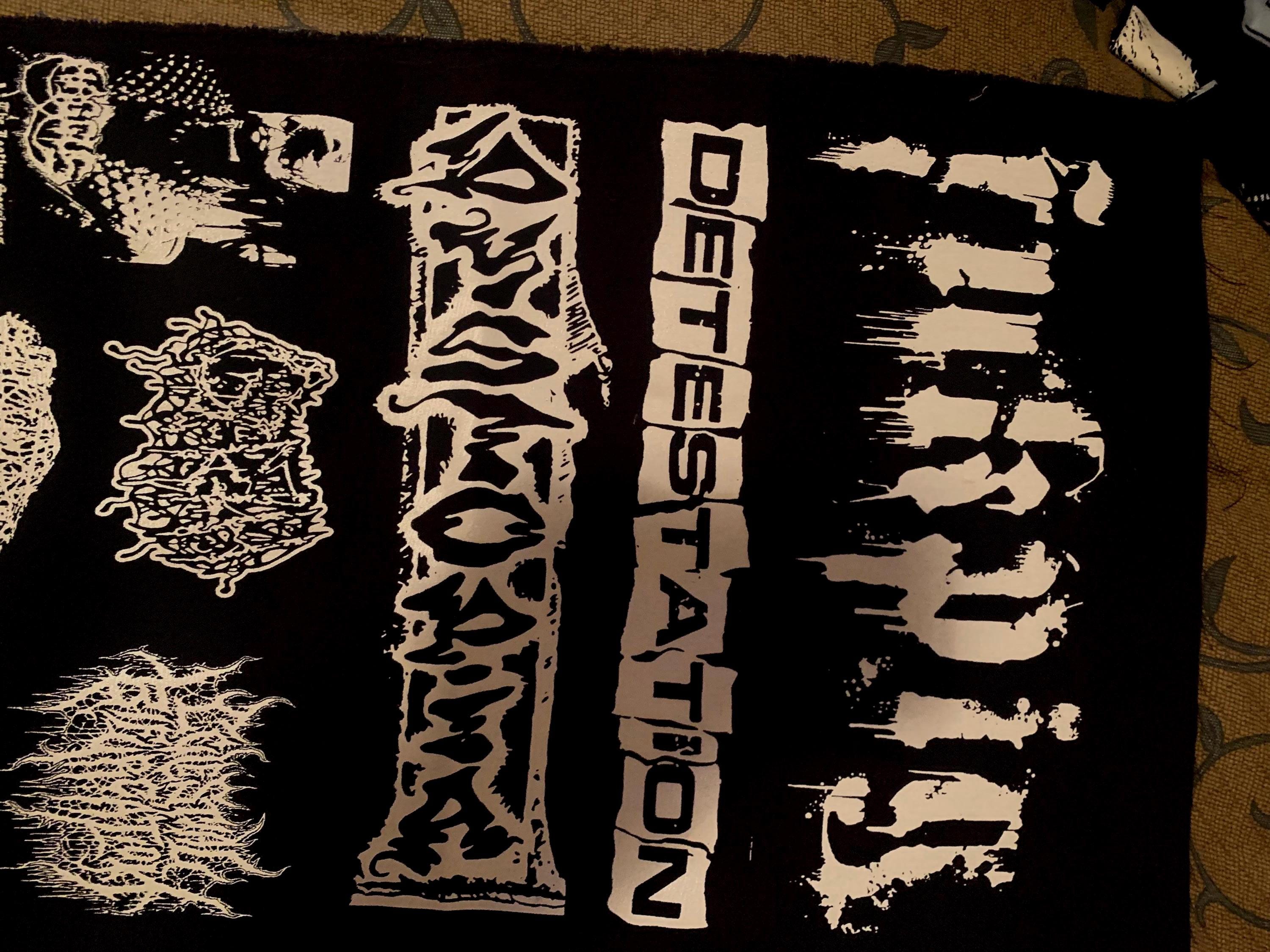 Dystopia Grindcore goregrind patches sheet