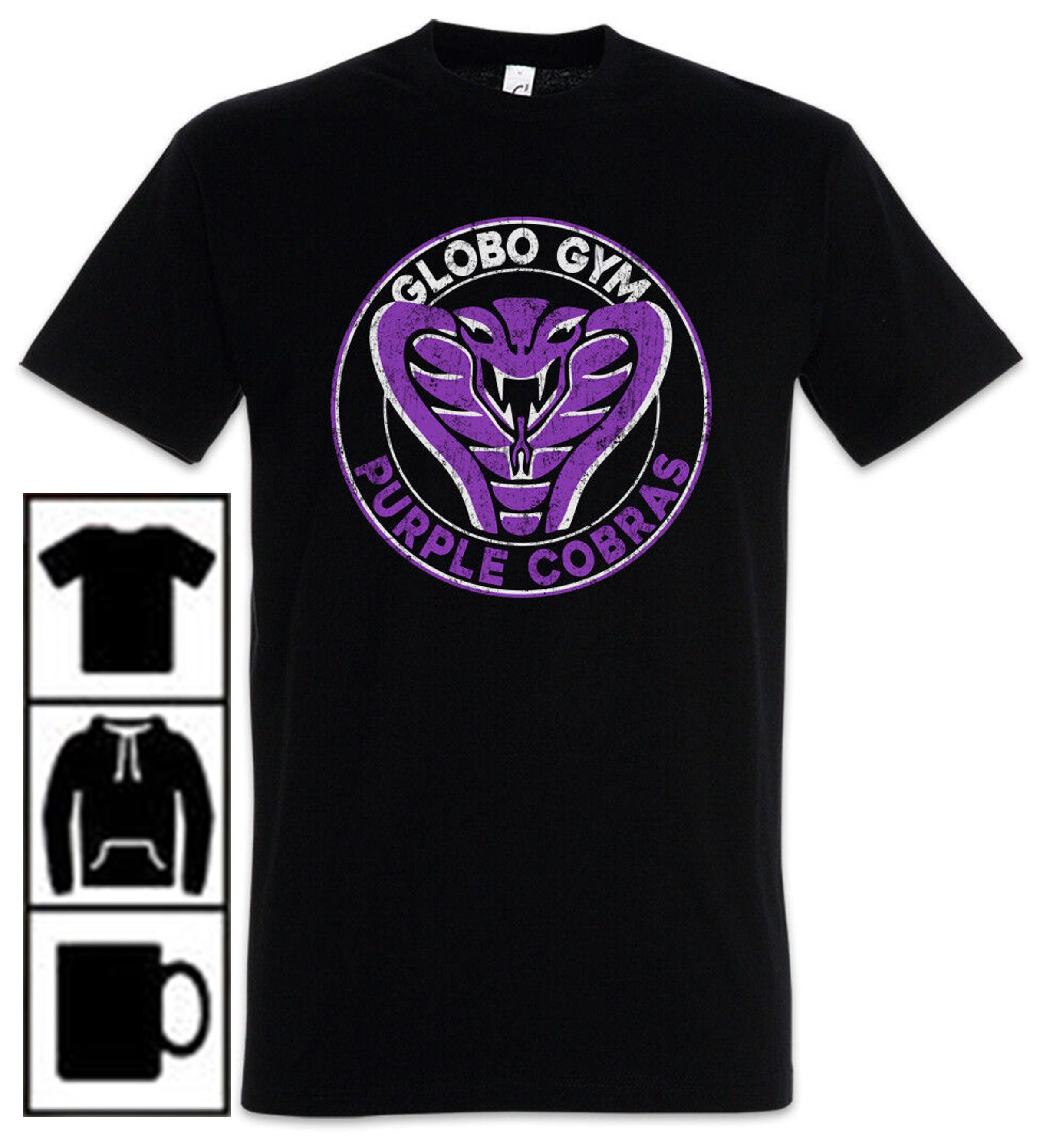 Purple Cobras Globo Snake Symbol Logo Gym Cobra Snakes Team Dodgeball Tshirt Sweatshirt Hoodie
