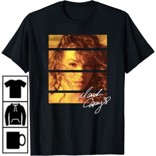 Rare Mariah Carey T-shirt Sweatshirt Hoodie black Youth & Adult Sizes S-4XL