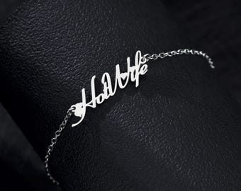Hotwife Anklet With Heart Accents:  Swinger Pendant Ankle Bracelet