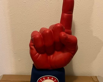 Texas Rangers spirit fan hand