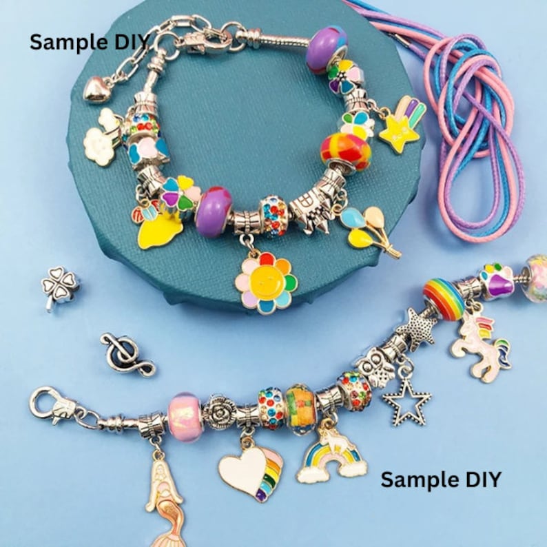 66 Pieces of Jewelry Making Set for Charm Bracelet for Girls Gift Set