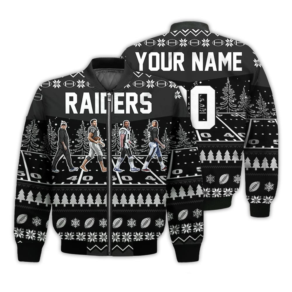 Personalized Las Vegas Raiders Gift For Raiders Fan Ugly Sweater Christmas  - Mugteeco