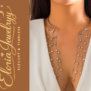 Deep V Necklace - Etsy
