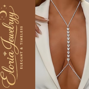 Deep V Necklace - Etsy