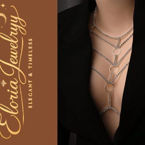 Deep V Necklace - Etsy
