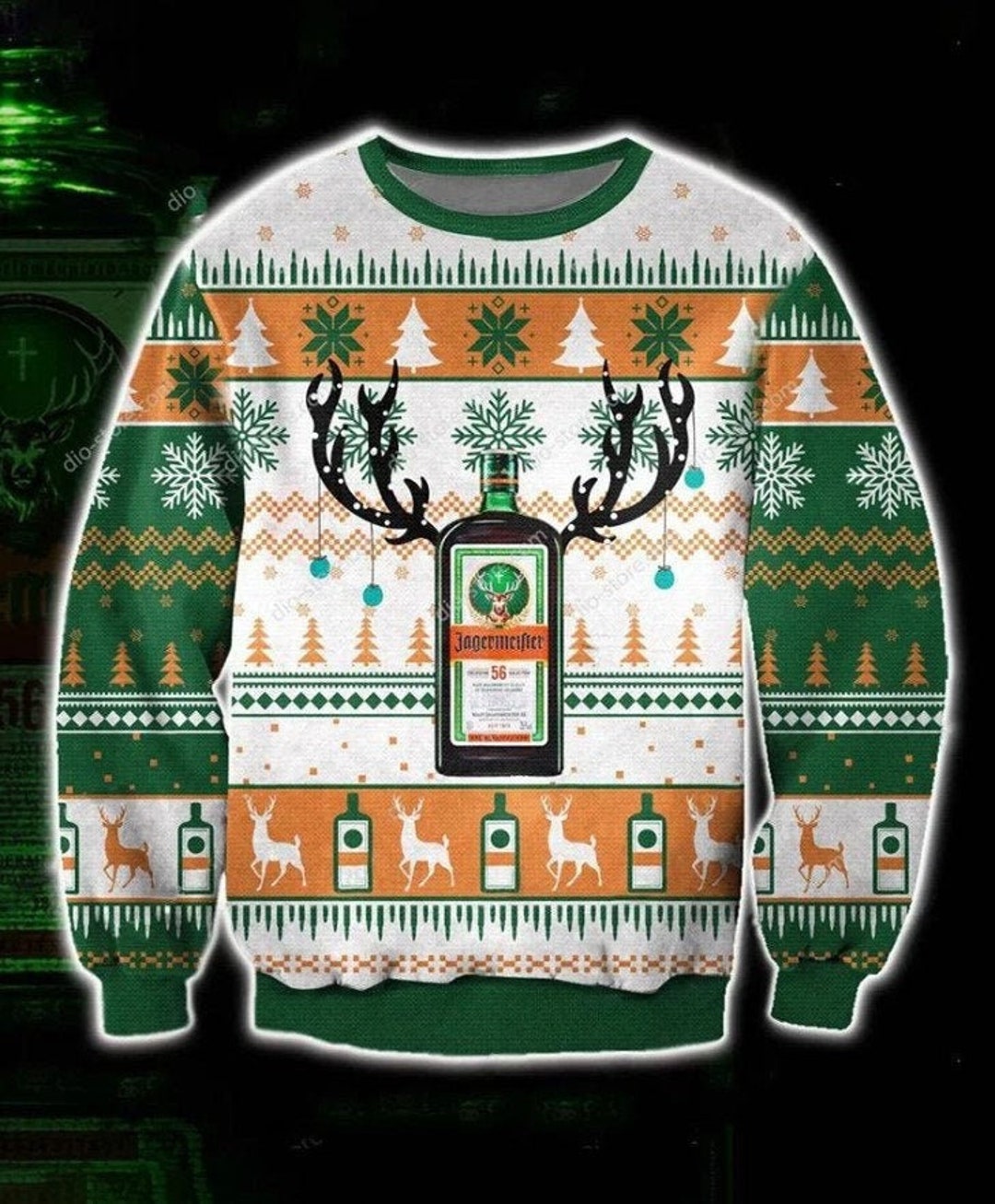 Love Beer Ugly Christmas Sweater Deer Beer 3D All Over Print Etsy.de