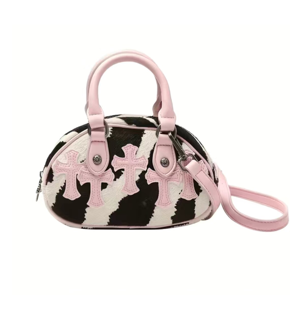 Cow Print Crossbody with Strap