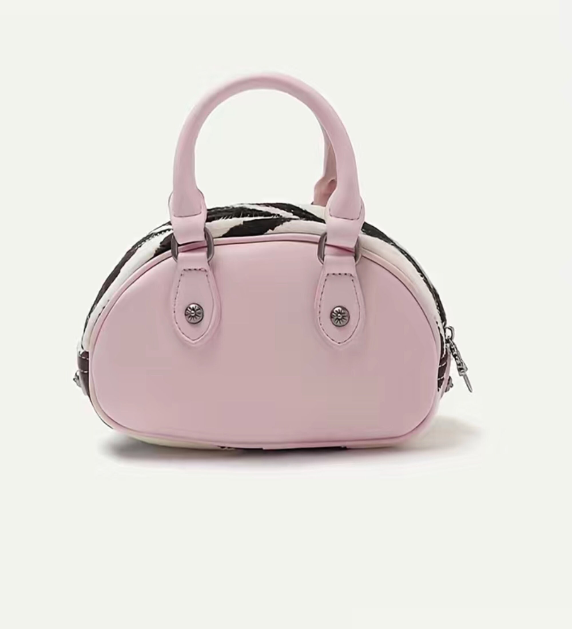 Cow Leather Structured Tote Crossbody Bag