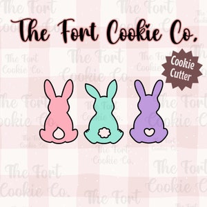 Rabbit Booties Cookie Cutters, Easter, Spring Cookie Cutters, Animals