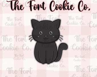 Black Cat  Cookie Cutter- Halloween- Kitty- Fall- Autumn- Fall Parties- Animals