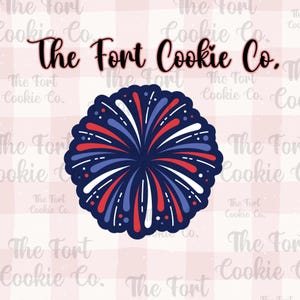 Firework/4th Of July Cookie Cutter
