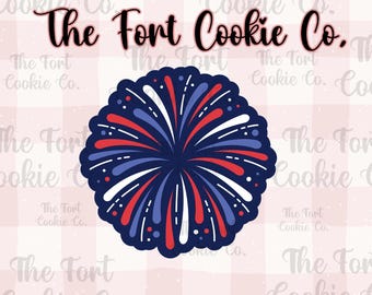 Firework/4th Of July Cookie Cutter