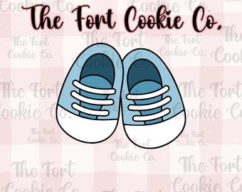 Baby Shoe Cookie Cutter STL File: Baby Shower Bootie Shape (3D Printed)