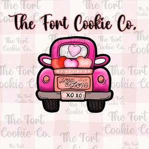 Valentines Truck Cookie Cutter