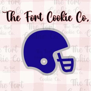 Football Helmet Cookie Cutter- Game Day- School Spirit Cookie Cutter- Sports Cookie Cutters- School Cookies