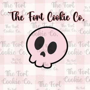 Skull Cookie Cutter- Halloween Skull Sugar Cookie Cutter- Spooky Halloween Cookie Cutter- Baking- Trick or Treat- Halloween Treats
