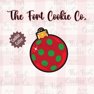Christmas Ornament Cookie Cutter, Holiday Baking