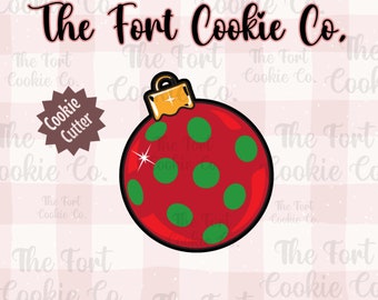 Christmas Ornament Cookie Cutter, Holiday Baking