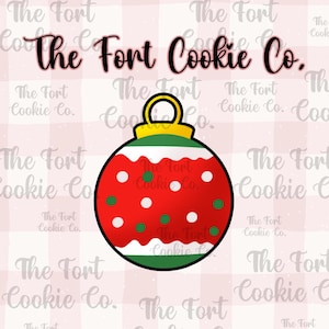 Ornament  Cookie Cutter, Christmas ornament, Christmas Baking