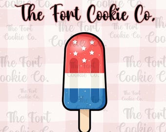 4th of July/ Ice Cream/July 4th/Popsicle Cookie Cutter