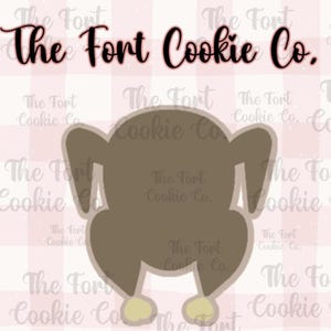 Turkey Body Cookie Cutter, Thanksgiving, Cooking, Fall