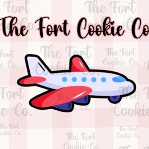 Airplane Cookie Cutter- Travel Adventure- Pilot- Travel Cookie Cutter- Boy Birthday- Transportation Cookie Cutter