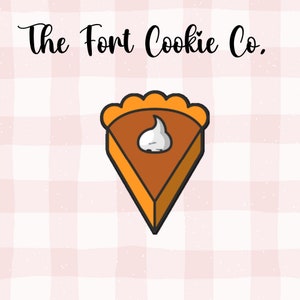 Pumpkin Pie Slice Cookie Cutter